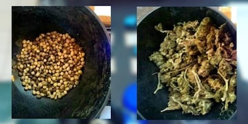 Dos jóvenes fueron demorados tras transportar semillas y envoltorios de marihuana.