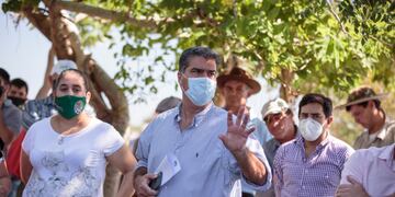 El gobernador visitó Campo Colorado, Colonia Amadeo, Costa Iné y Campo Rossi Sur