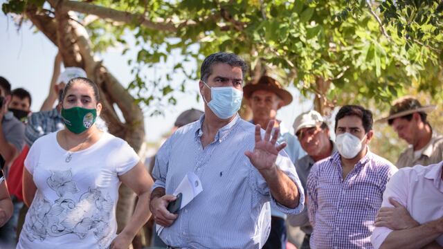 El gobernador visitó Campo Colorado, Colonia Amadeo, Costa Iné y Campo Rossi Sur
