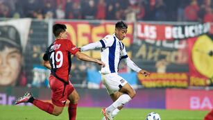 En Copa Argentina, Juan Portillo y la clasificación de Talleres a octavos. Este lunes tuvo un gesto para aplaudir (Fotobaires).