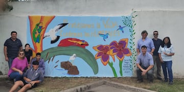 Eco Mural 2023: la escuela ganadora concluyó el trabajo