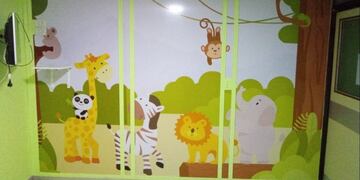 Las salas para niños en tratamiento oncológico en el Hospital Penna recibieron importantes donaciones.