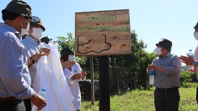 Escuela de Eldorado inaugura el Sendero Ecológico “Tape Mimbí Verá”.