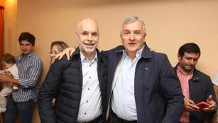 El porteño Horacio Rodríguez Larreta y el jujeño Gerardo Morales, dos nombres clave para la interna de Juntos por el Cambio.