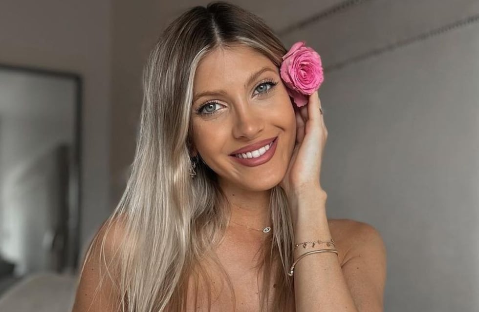 Brillos y total black: el look que eligió Cande Ruggeri para la boda de Manu Viale