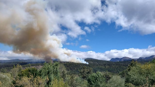 El incendio en El Bolsón comenzó el domingo pasado y consumió más de 220 hectáreas.