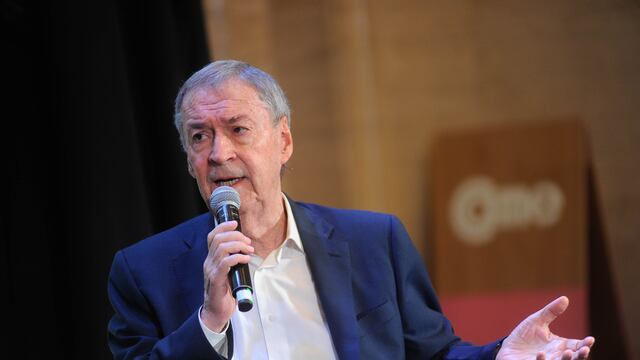 Juan Schiaretti habló este viernes. Foto Federico Lopez Claro