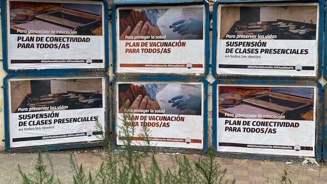 Alguno de los carteles que aparecieron en la vía pública en algunos lugares de la ciudad de Mendoza. Gentileza Héctor Ghiretti