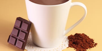 Chocolate caliente casero.