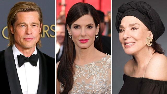 Brad Pitt, Sandra Bullock y Graciela Borges.