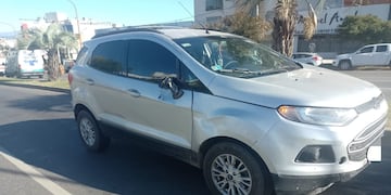 Accidente sobre Av. Uruguay