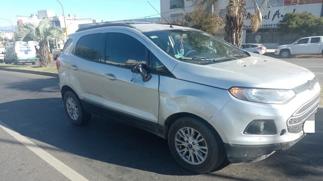 Accidente sobre Av. Uruguay