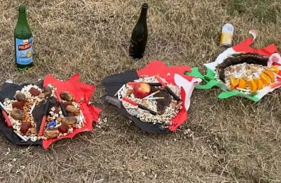 Un nuevo “ritual” puso en alerta a los vecinos de Oliva y despertó una decena de hipótesis
