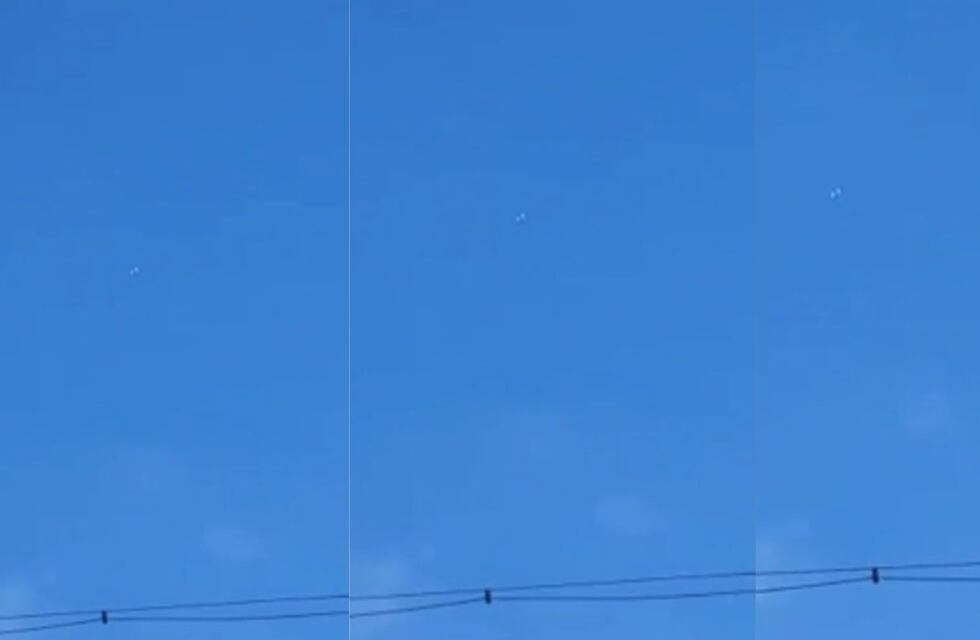 ¿Un OVNI en Villa María? Vecinos grabaron un extraño objeto en el cielo