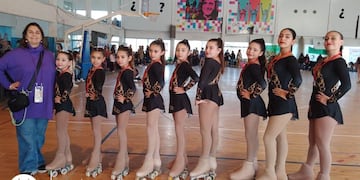 Patinadoras de Olimpo de Tres Arroyos presentes en el 5to Torneo Interclubes de Mar del Plata