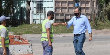Luis Castellano recorrió diferentes frentes de obras públicas