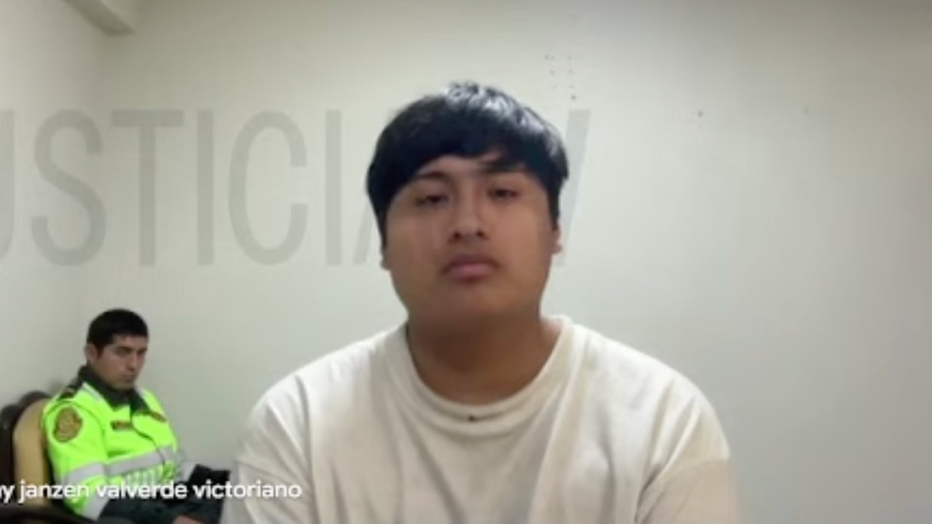 La indagatoria por videollamada de "Pequeño J"