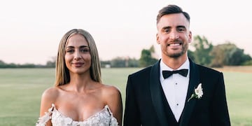 Nicolás Tagliafico y Caro Calvagni se casaron.