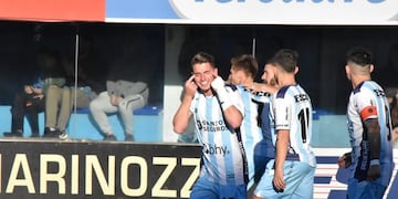 Marco Borgnino, autor del gol de la vuelta a la victoria de Atlético de Rafaela