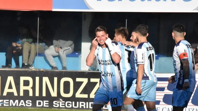 Marco Borgnino, autor del gol de la vuelta a la victoria de Atlético de Rafaela