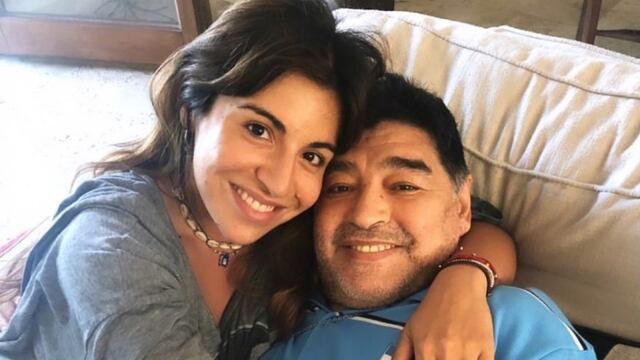 Giannina y Diego Maradona.