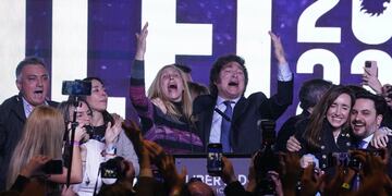 Javier Milei ganó en las elecciones PASO con más del 30% de los votos (Foto: Clarín)
