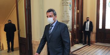 Sergio Massa durante una sesión en la cámara de Diputados (Foto: Federico López Claro / Archivo)