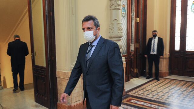 Sergio Massa durante una sesión en la cámara de Diputados (Foto: Federico López Claro / Archivo)