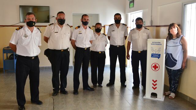 La ESSA donó una estación sanitizante a la Escuela Especial Stella Maris