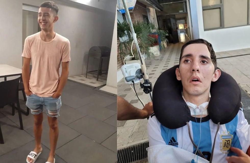 Alta Gracia: un taxi lo chocó, quedó cuadripléjico y sus padres rifan la casa con la esperanza de ayudarlo