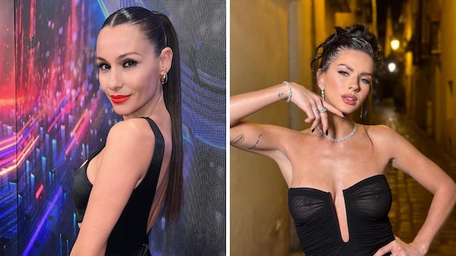 Pampita y la China Suárez se encontraron en los premios Martín Fierro Latino y sus looks dieron que hablar