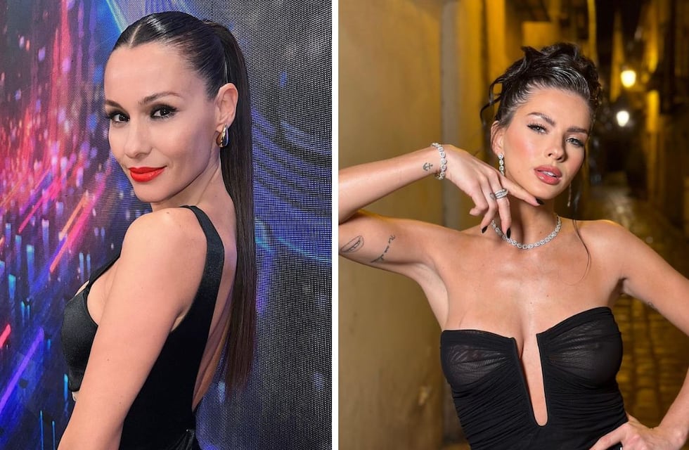 Pampita y la China Suárez se encontraron en los premios Martín Fierro Latino y sus looks dieron de qué hablar