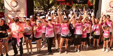 La mujeres presentes: 7000 sanjuaninas participaron de una nueva edición de la maratón por el "Mes de la Mujer".