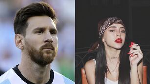 El capitán de la Selección y la rapera se cruzaron en el estadio DRV PNK.