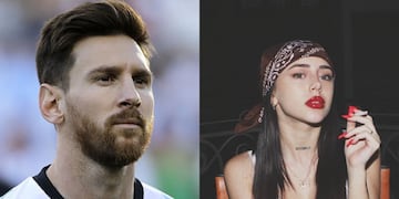 El capitán de la Selección y la rapera se cruzaron en el estadio DRV PNK.