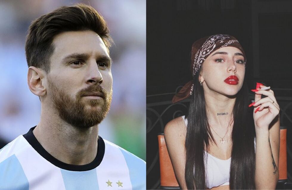 Faltó la reina: Lionel Messi recibió a Nicki Nicole y Antonela Roccuzzo reaccionó