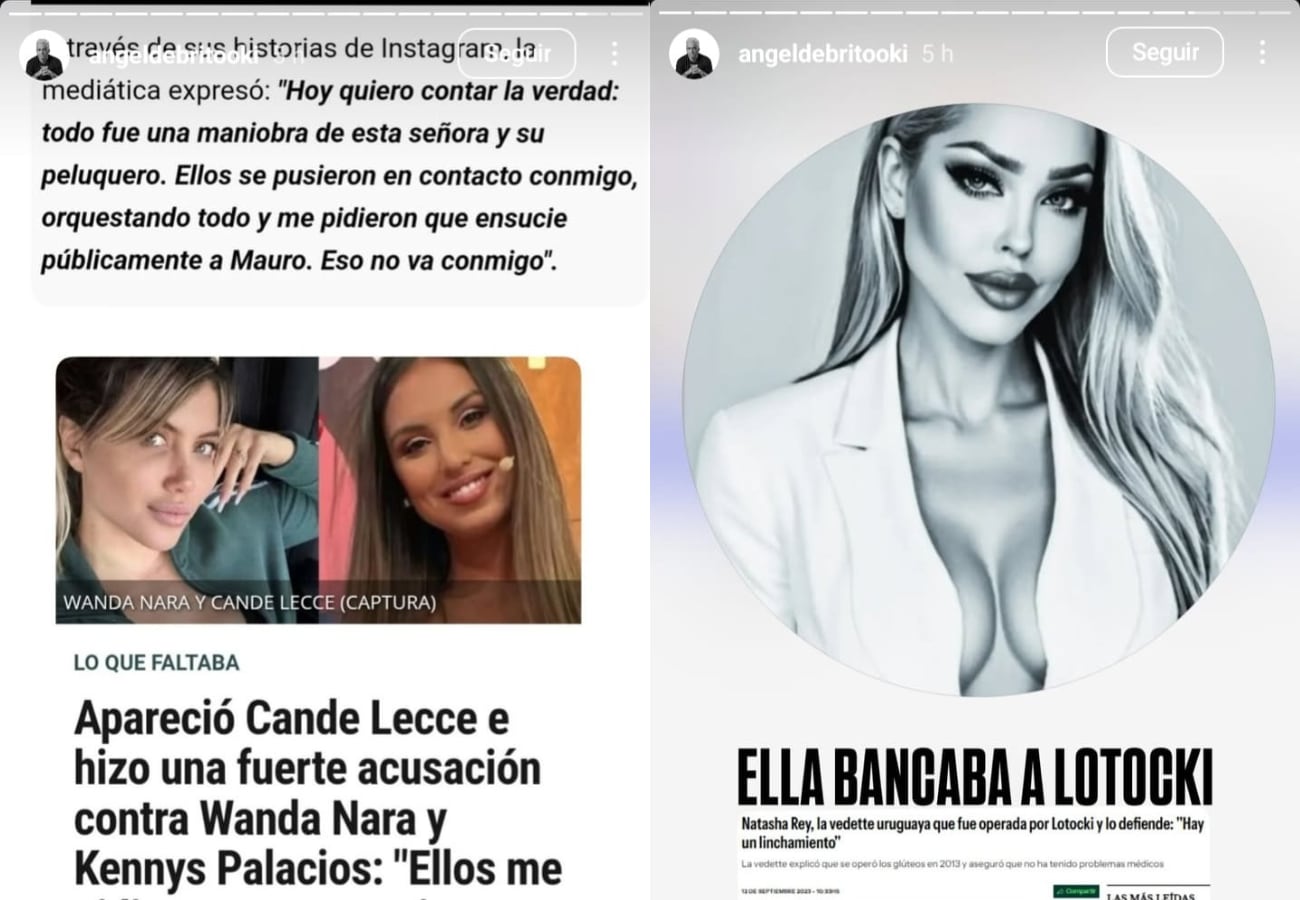 Ángel de Brito expuso las polémicas que existen sobre la supuesta amante de Mauro Icardi.
