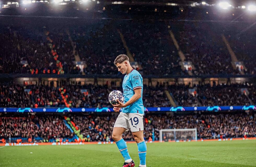 Guardiola reveló por qué Julián Álvarez fue el único cambio del Manchester City ante Bayern de Múnich