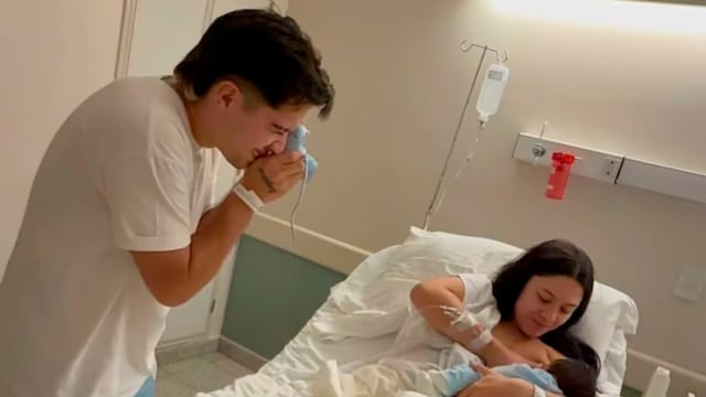 Nació Vicente, el bebé de Valentina Márquez y Simón Aguirre.