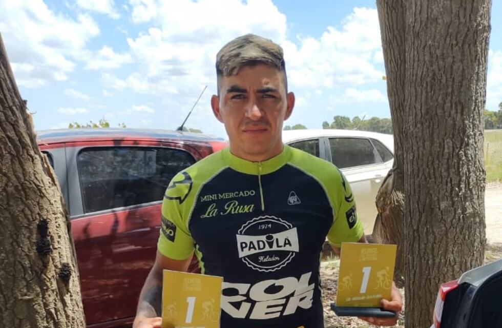 Ciclismo: Matías Pollio cerró su año con una victoria en Laprida