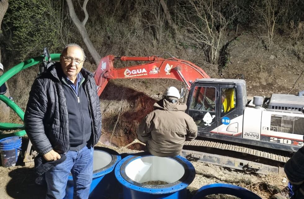 Inició el operativo de reparación definitiva en la falla del Acueducto 710 en Jujuy