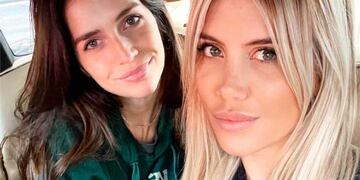 Wanda y Zaira, juntas en Francia. (Instagram Wanda Nara)