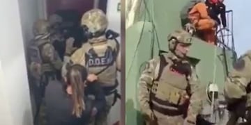 Operativo para reducir a un hombre el pleno brote psicótico