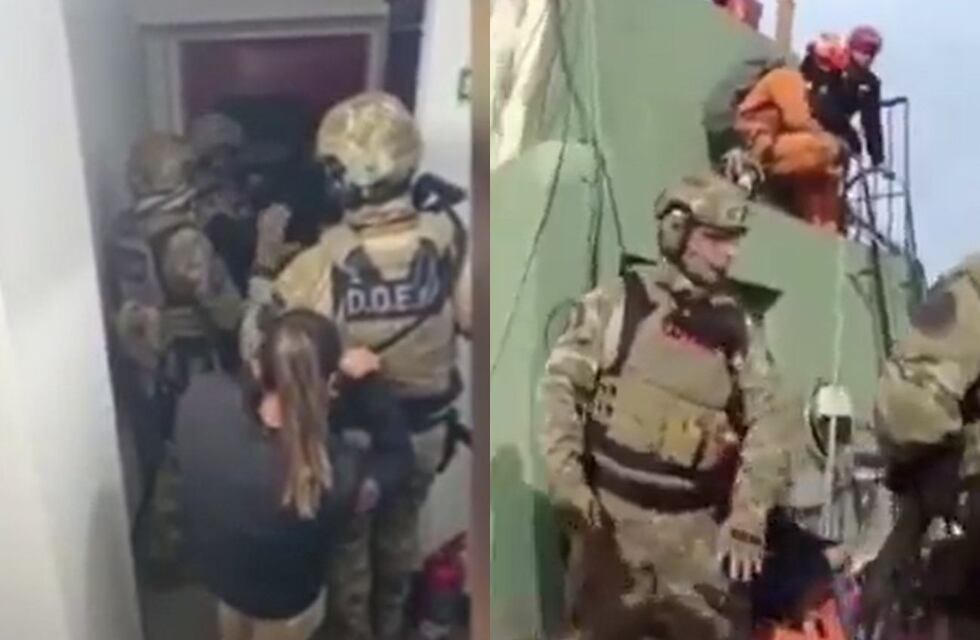 VIDEO| Así redujeron a un hombre que atravesaba un brote psicótico y había tomado a su madre de rehén