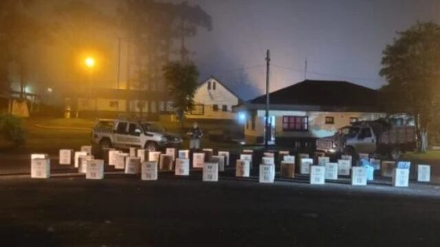 Pozo Azul: secuestran millonario contrabando de cigarrillos.