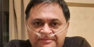 Raúl Cárcamo, el comoderense que fue diagnosticado con atelectasia pulmonar.