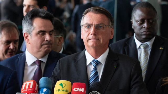 Jair Bolsonaro viajó a los Estados Unidos y su futuro político es incierto. Foto: EFE.