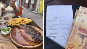 Fue a comer a una parrilla en Villa Crespo, le llegó la cuenta y se sorprendió por el precio.