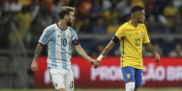 Lionel Messi y Neymar solo se enfrentarían en la final de la Copa América.