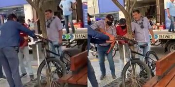 Le incautan la bicicleta a un repartidor tucumano.